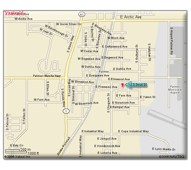 United Protestant Church is located at 713 South Denali Street in Palmer, on the corner of Denali Street and Elmwood Avenue